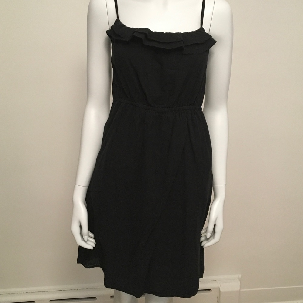 Old Navy Black Spaghetti Strap Dress